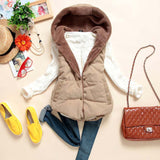New Hot Women Vests Plus Size Sleeveless Vest Femininas Cotton Vests Hoody  jacket Women Waistcoat