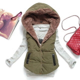 New Hot Women Vests Plus Size Sleeveless Vest Femininas Cotton Vests Hoody  jacket Women Waistcoat