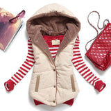 New Hot Women Vests Plus Size Sleeveless Vest Femininas Cotton Vests Hoody  jacket Women Waistcoat