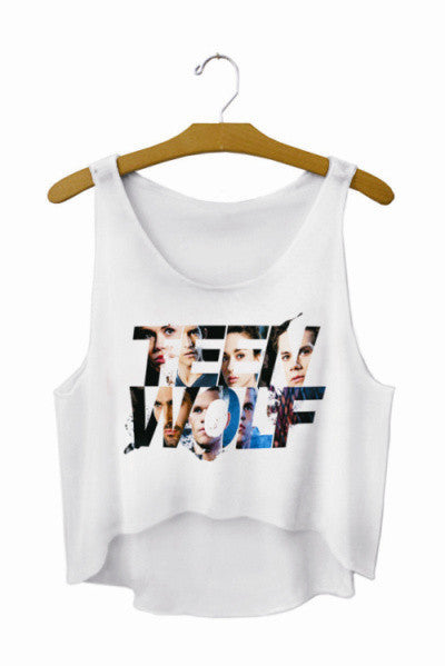 SexeMara Fashion Crop Tops "Teen Wolf"