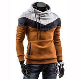 Moleton Masculino 2016 Autumn Slim Hoodies Men Sweatshirt Long Sleeve Pullover Hooded Sportswear Male Patchwork Fleece Tracksuit