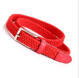 Women's Braided Fashion Canvas Belts