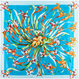 Free Shipping 2016 Hot Sale Satin Square Silk Scarf Printed For Ladies,New Arrival Women Brand Polyester Scarves 90*90cm