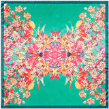 Free Shipping 2016 Hot Sale Satin Square Silk Scarf Printed For Ladies,New Arrival Women Brand Polyester Scarves 90*90cm