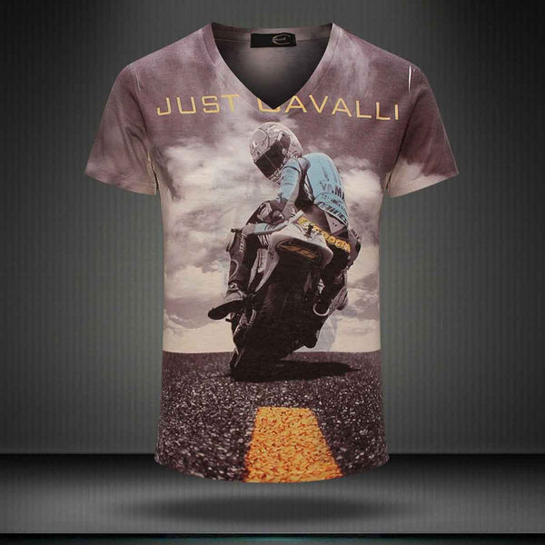 [5 patterns] Fashion 3D printed mens t-shirt specific style printed short sleeve summer t shirt mens  V-neck shirt