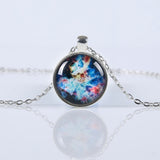 Nebula Space Glass Galaxy Pendant Necklace