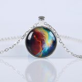 Nebula Space Glass Galaxy Pendant Necklace