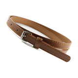 Multi Color Thin Skinny Faux Leather Waistband Womens Ladies Casual Belt Strap