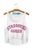 SexeMara  Pop Culture Fitness Crop Tops "Starbucks"