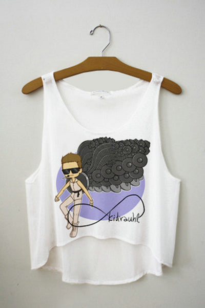 SexeMara  Pop Culture Fitness Crop Tops "Kidrauhl"