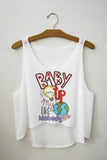 SexeMara  Pop Culture Fitness Crop Tops "Light Up My World"