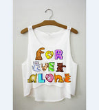 SexeMara Fitness Crop Tops "Hakuna Matata"