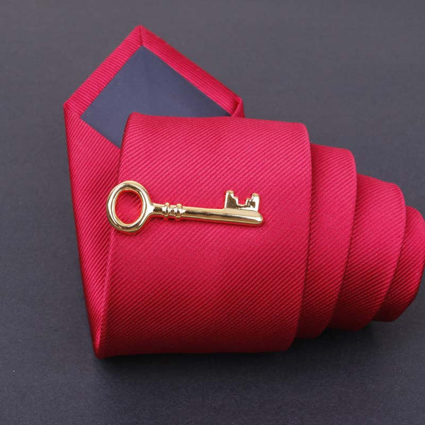 Men's Golden & Silver Novelty Tie Clips