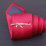 Men's Golden & Silver Novelty Tie Clips