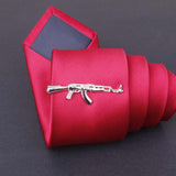 Men's Golden & Silver Novelty Tie Clips