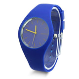 Free Shipping 2014 Fashion Super Soft Geneva Womens Jelly Silicone Sports Watch Students Watch  For Beauty Tool