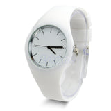 Free Shipping 2014 Fashion Super Soft Geneva Womens Jelly Silicone Sports Watch Students Watch  For Beauty Tool