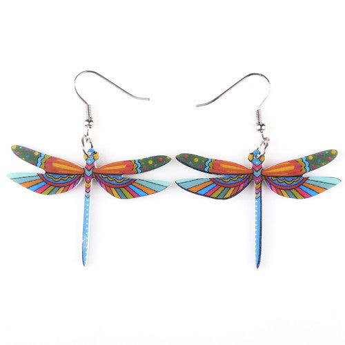 Women's Dragonfly Drop Earrings