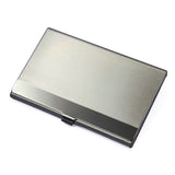 Waterproof Stainless Steel Silver Aluminium Metal Case Box Business ID Credit Card Holder Case Cover  L09407