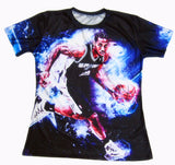 New fashion 2016 mens summer tops tee shirt 3D graphic print Kawhi Tony Duncan Curry basketball star funny short sleeve t-shirt