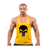 2015 New Summer Captain America Sports  Singlets Mens Tank Top TShirt Stringer Bodybuilding Golds Gym Cotton Sports Vest