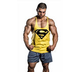 2015 New Summer Captain America Sports  Singlets Mens Tank Top TShirt Stringer Bodybuilding Golds Gym Cotton Sports Vest