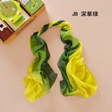 Nice Chiffon Scarf Women High Quality Gradual colors chiffon georgette silk scarves shawl female long design