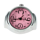 Women's Elastic Quartz/Steel Watch Finger Ring