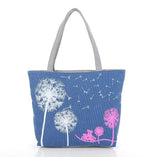 Canvas Women Casual Tote Designer Lady Large Bag Fashion dandelion Handbags Bolsas shopping bag New Women's Shoulder Bags M7-353