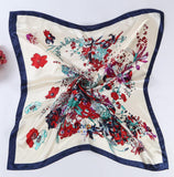 Women 90*90cm satin Square Scarf  High Quality  Imitated Satin Scarves  Shawl Hijab 2015 fashion style