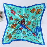 Women 90*90cm satin Square Scarf  High Quality  Imitated Satin Scarves  Shawl Hijab 2015 fashion style