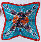Women 90*90cm satin Square Scarf  High Quality  Imitated Satin Scarves  Shawl Hijab 2015 fashion style