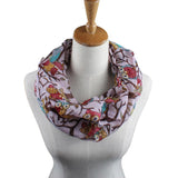 Women's Owl Print Scarf