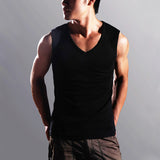 2016 New Men Gym Clothing Sports Sleeveless Vest Undershirt Men Cheap Tank Top Fitness Men Canotte Bodybuilding Clothing Q849