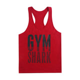 Tank Top T-Shirt Men Singlet Gym Clothing Gymshark  Fitness Men Muscle Male Gold's Gym Sleeveless Cotton Print O-Neck Vest Plus