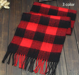 Men's European-Style Scottish Tartan Cotton Scarves