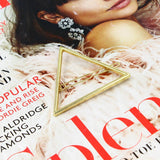 Moon Hair Clip - Gold