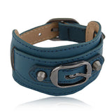 Fashion Leather-Style Belt Buckle Wrap Bracelet