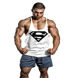 Superman gym singlet crime shirtwaist fitness equipment fitness men's gold medal stringer vest retro also jersey