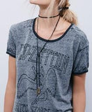 Leather Bow Choker Necklace