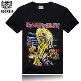 Tshirt Fashion 2016 Iron Maiden 3D Print T shirt Brand Clothing anime Novelty Iron Man Hip Hop Men's T-shirts Mens Cotton Casual