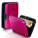 Waterproof Business ID Credit Card Wallet Holder Aluminum Metal Pocket Case Crush Resistant Expandable Pockets 12 Colors