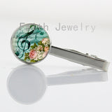Vintage Musical Instrument Tie Clips