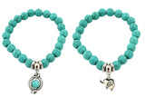 Women's Bohemian Turquoise Pendant Bracelet