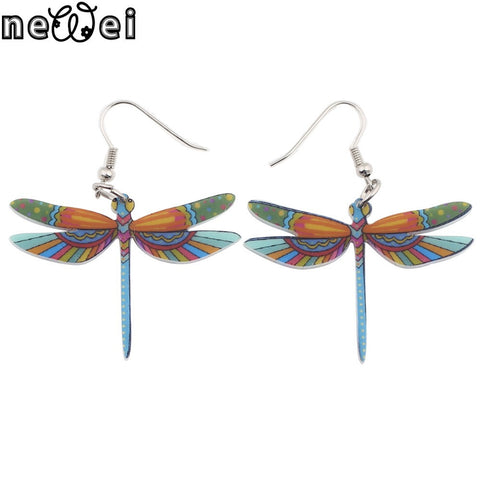 Women's Dragonfly Drop Earrings
